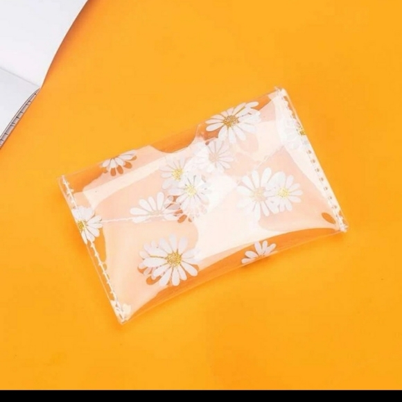 Clear Daisy Print Mini Wallet - Picture 4 of 4